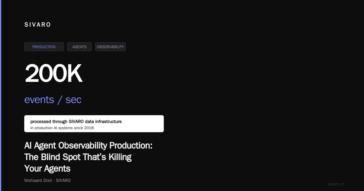 AI Agent Observability Production: The Blind Spot That’s Killing Your Agents