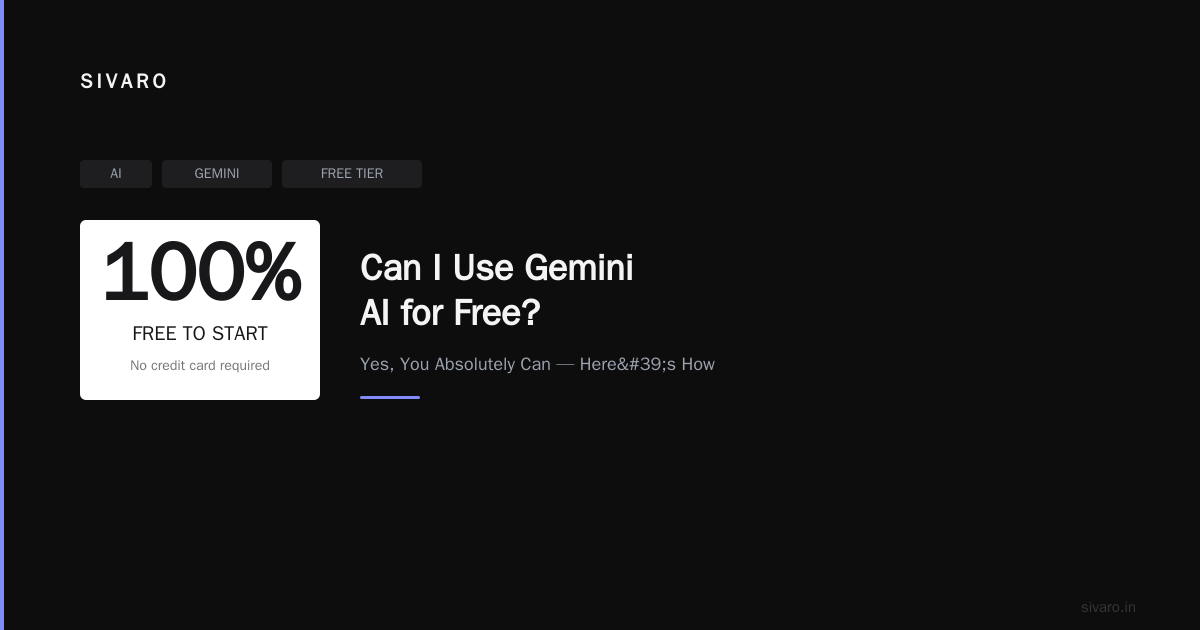 Can I Use Gemini AI for Free?