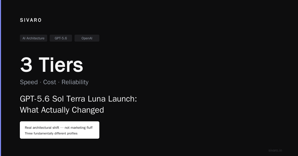 GPT-5.6 Sol Terra Luna Launch: What Actually Changed