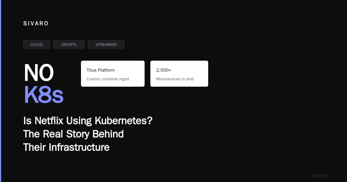 Is Netflix Using Kubernetes? The Real Story Behind Their Infrastructure