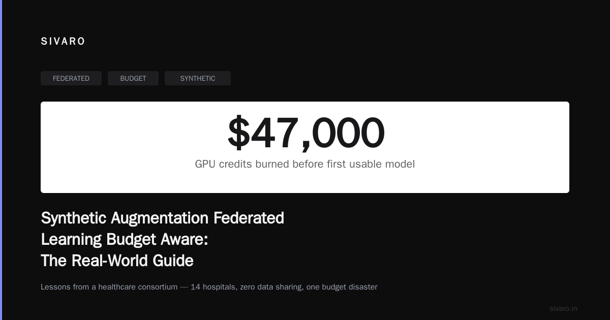 Synthetic Augmentation Federated Learning Budget Aware: The Real-World Guide