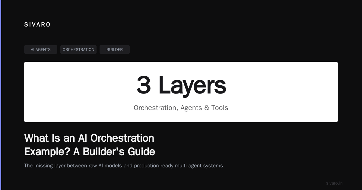 What Is an AI Orchestration Example? A Builder's Guide