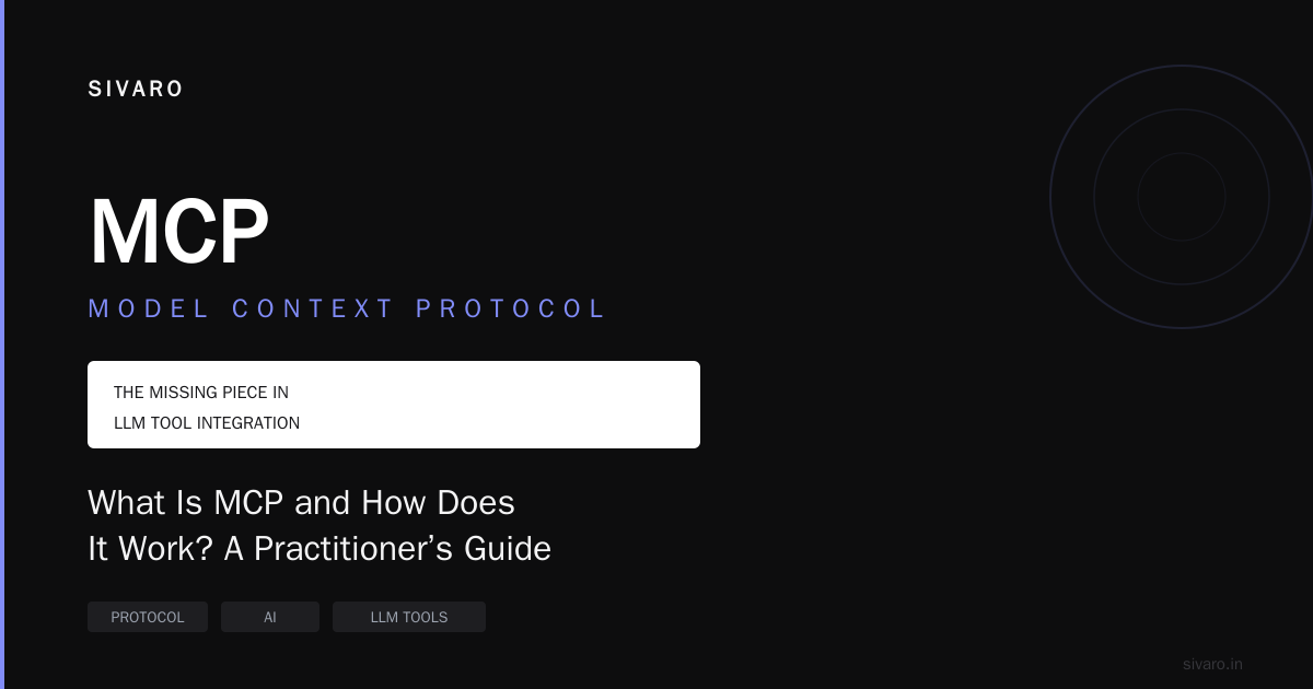 What Is MCP and How Does It Work? A Practitioner’s Guide