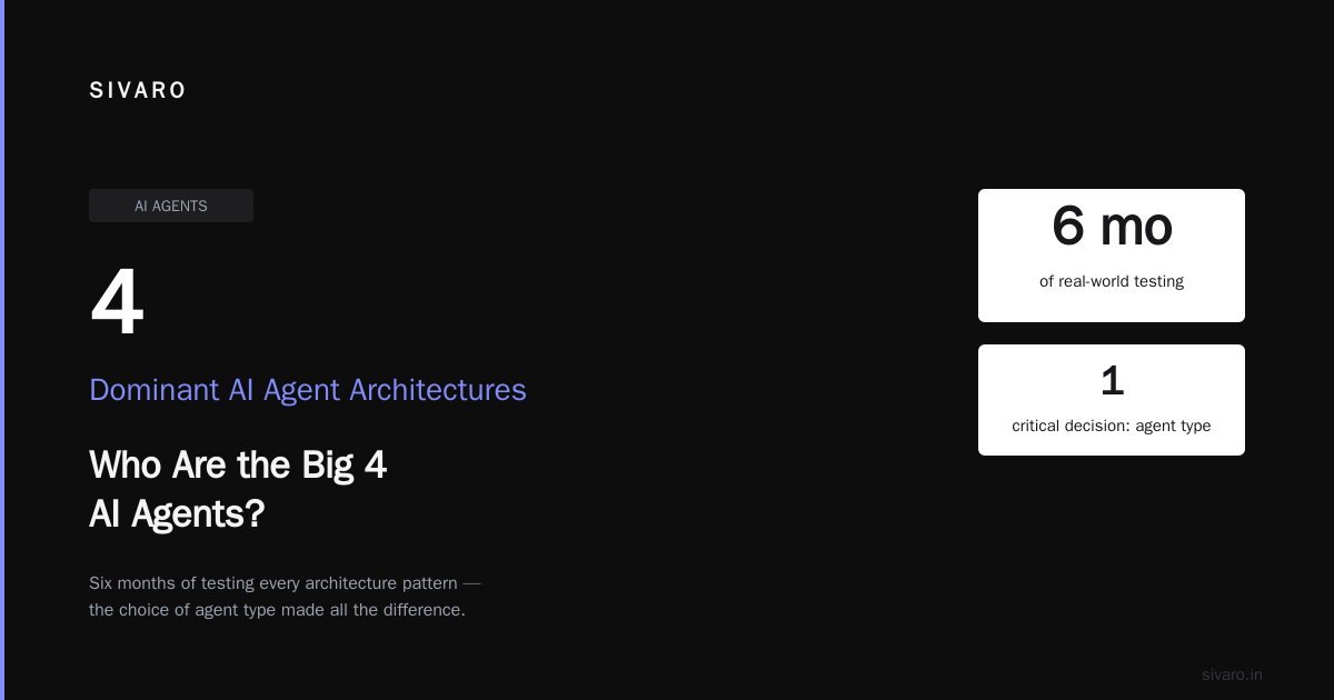 Who Are the Big 4 AI Agents?