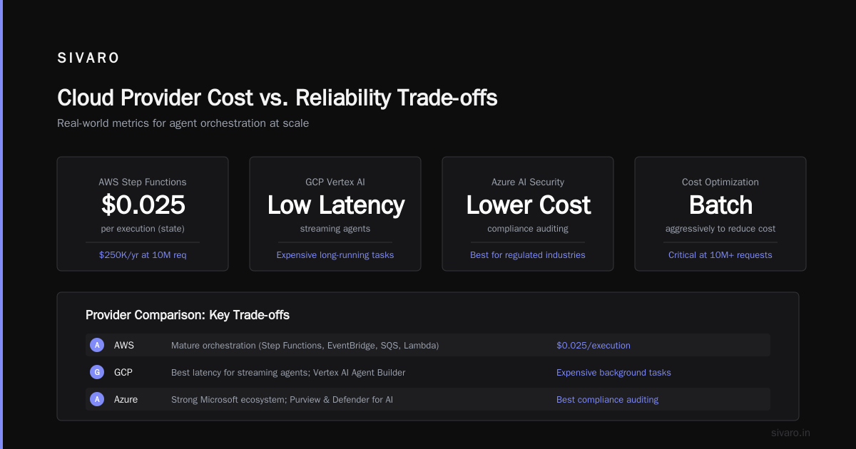 Building Resilient Agents: Cost vs. Reliability Trade-offs