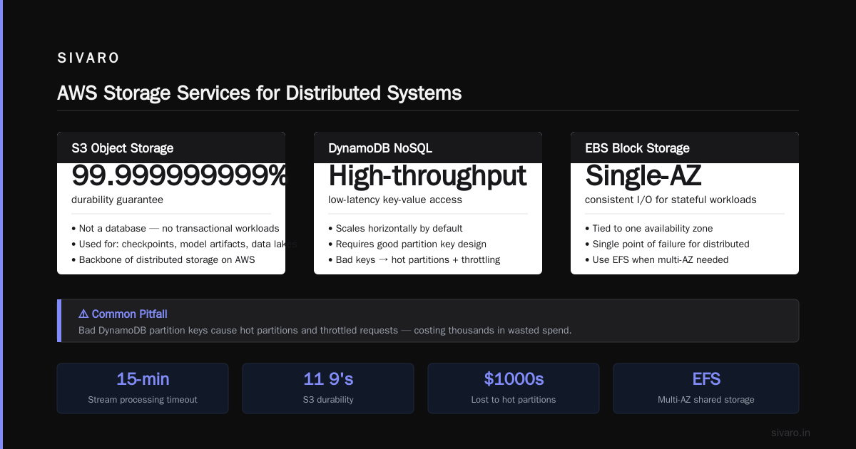 AWS for Distributed Systems Architecture