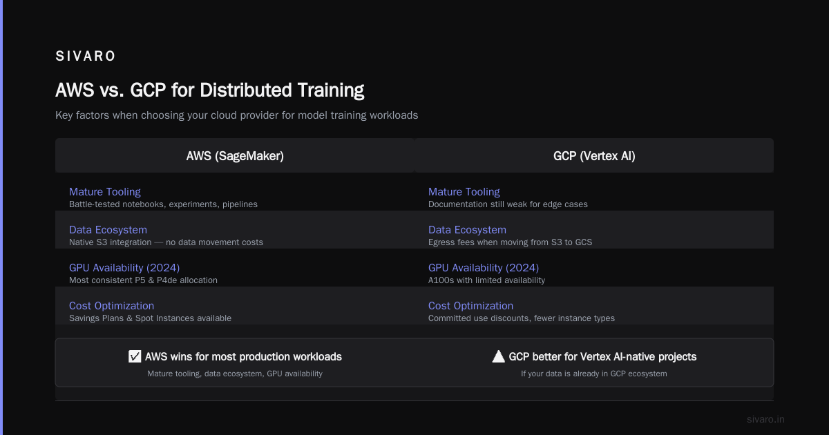 Distributed Training on AWS: What We Learned at SIVARO