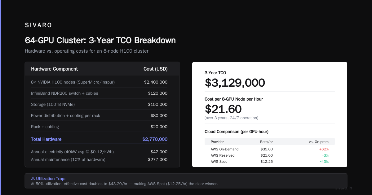 AWS vs GPU Cluster Cost Comparison: The Real Numbers from 2026