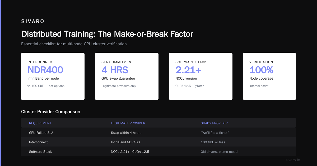 When AWS Beats a Dedicated Cluster