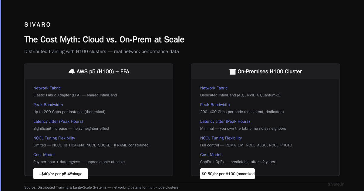 AWS vs On-Premise GPU Clusters for Deep Learning: A 2026 Reality Check