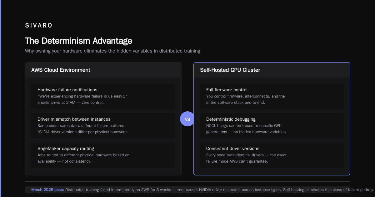 FAQ: AWS vs Self-Hosted GPU Clusters