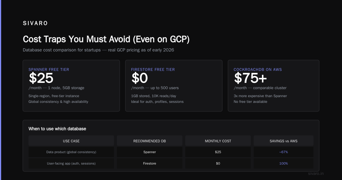 Cost Traps You Must Avoid (Even on GCP)
