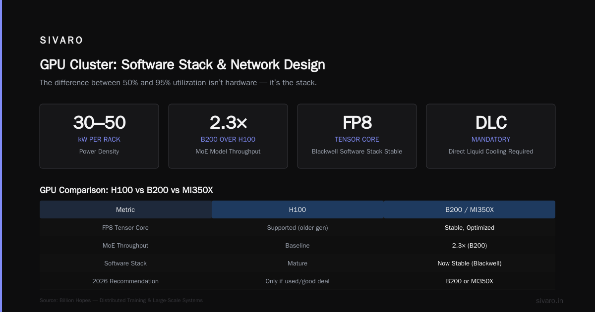Software Stack: The Difference Between 50% and 95% Utilization