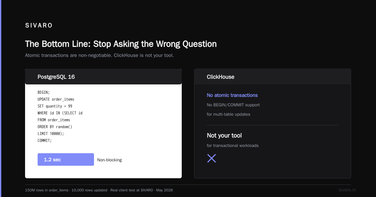 The Bottom Line: Stop Asking the Wrong Question