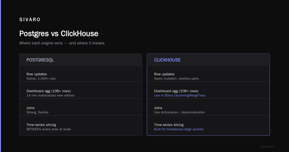 ClickHouse PostgreSQL Migration Best Practices