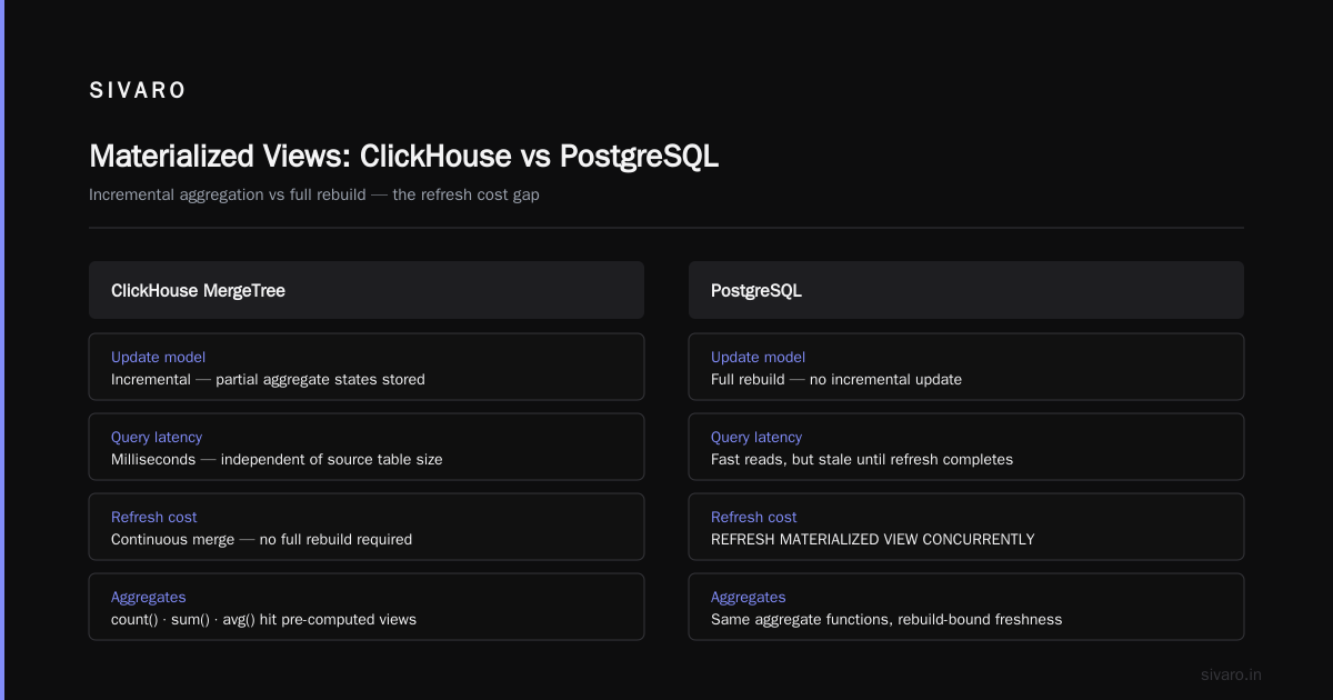 ClickHouse vs PostgreSQL 2026 Performance: What Changed