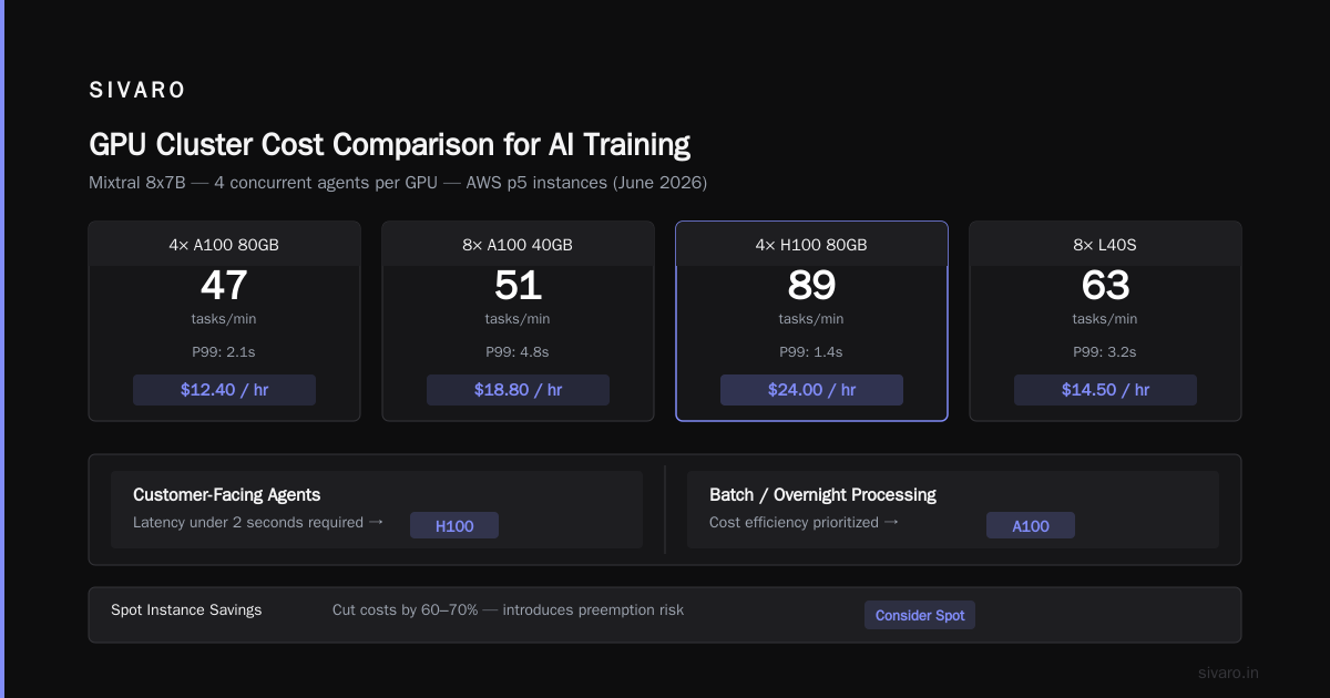 GPU Cluster Cost Comparison for AI Training