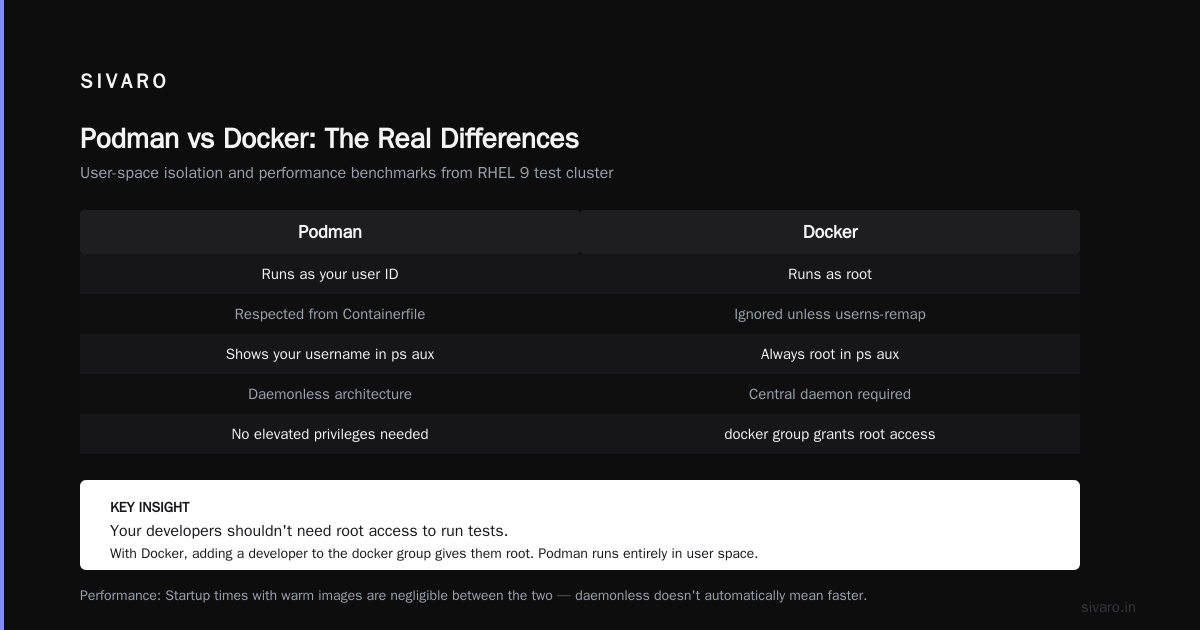Docker vs Podman: Which One Should You Actually Use in 2026?