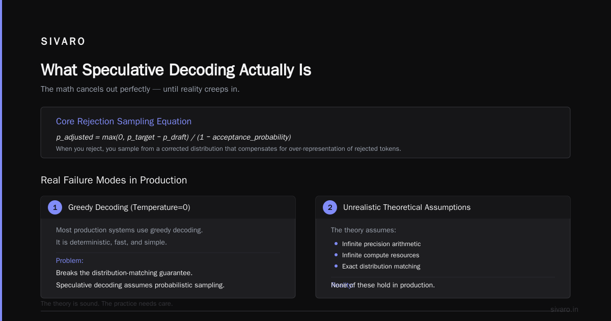 Does Speculative Decoding Reduce Accuracy? A Practitioner's Guide