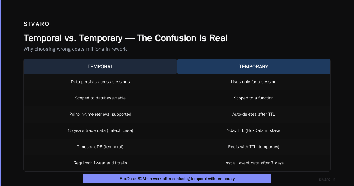 Does Temporal Mean Temporary? A Practitioner’s Guide