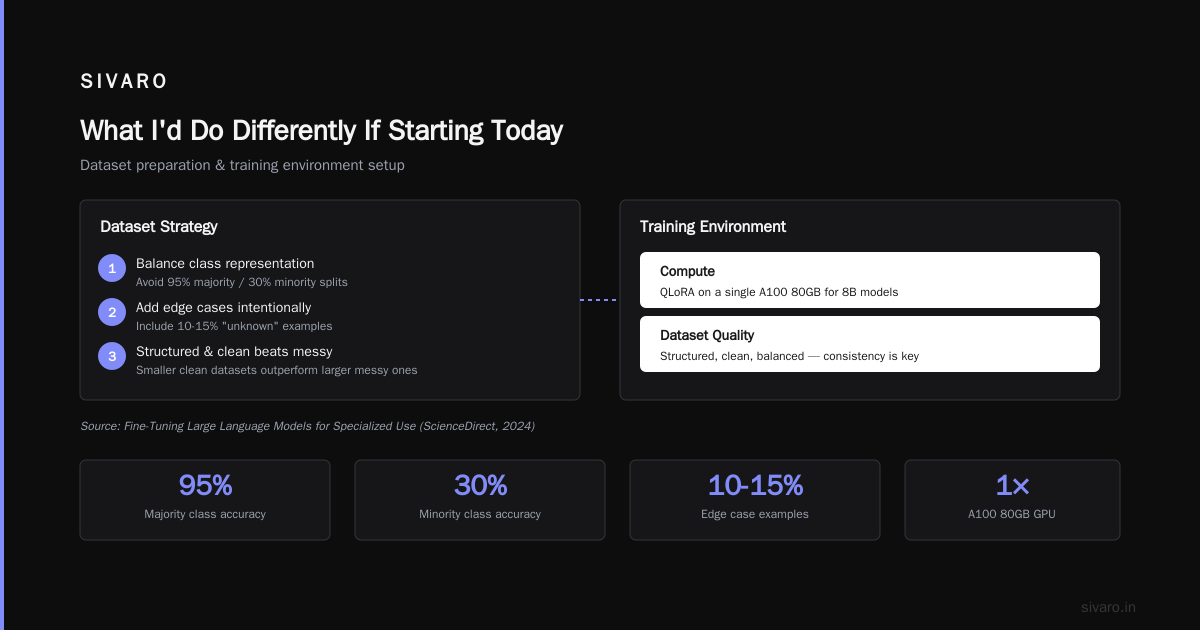 What I'd Do Differently If Starting Today