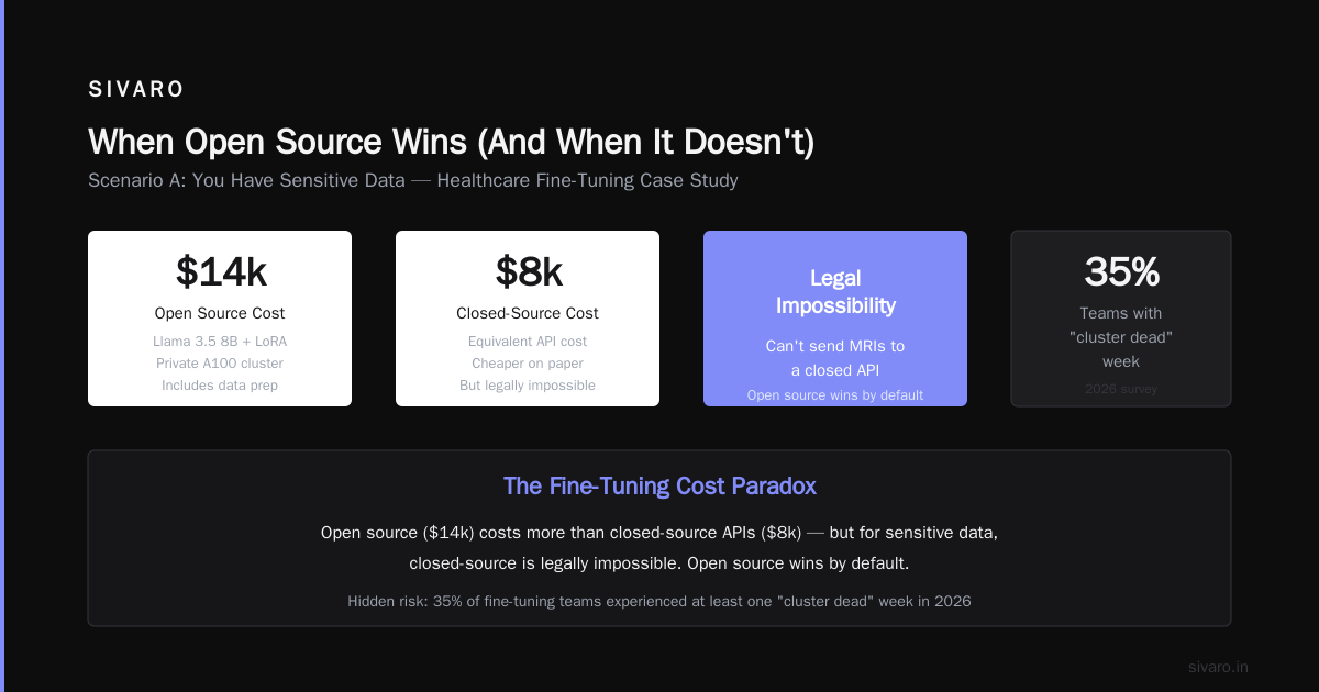 Fine-Tuning Cost Comparison: Open Source vs Closed Source LLM (2026 Edition)
