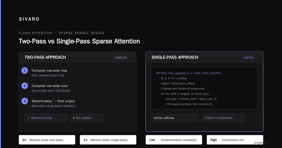 Flash MSA Sparse Attention Kernels Explained