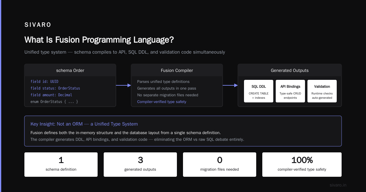 Fusion Programming Language: The Data Engineer's Missing Link