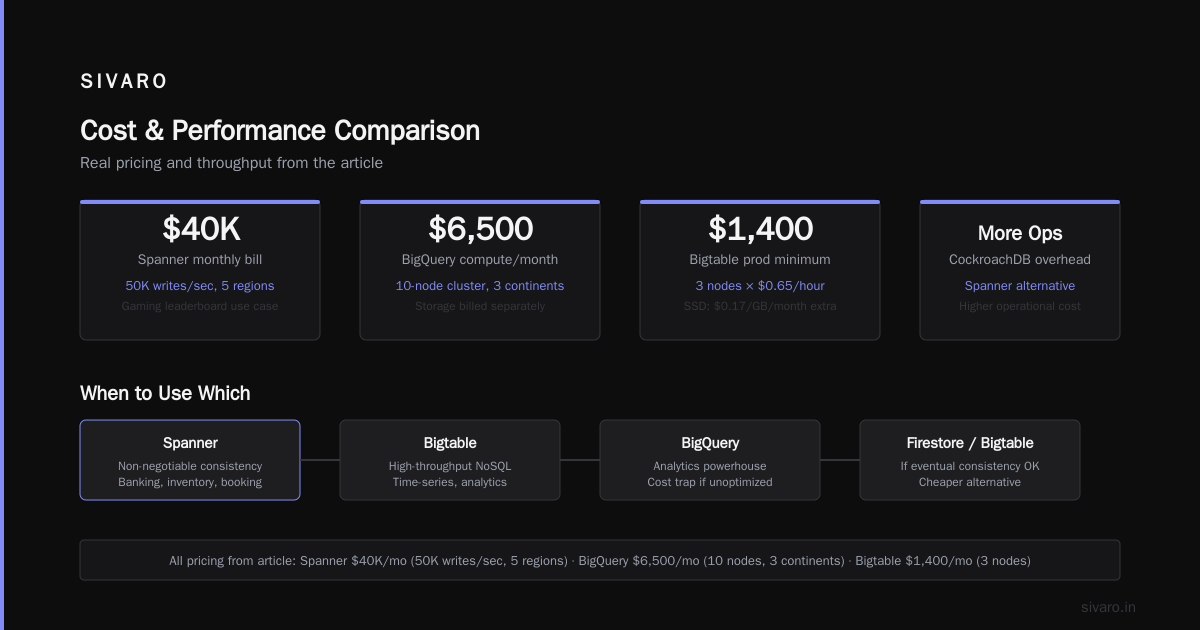 BigQuery: The Analytics Powerhouse (and Cost Trap)