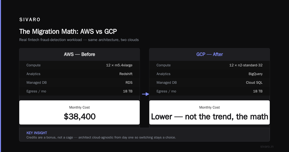 GCP vs AWS for Startups: Which Is Cheaper in 2026?