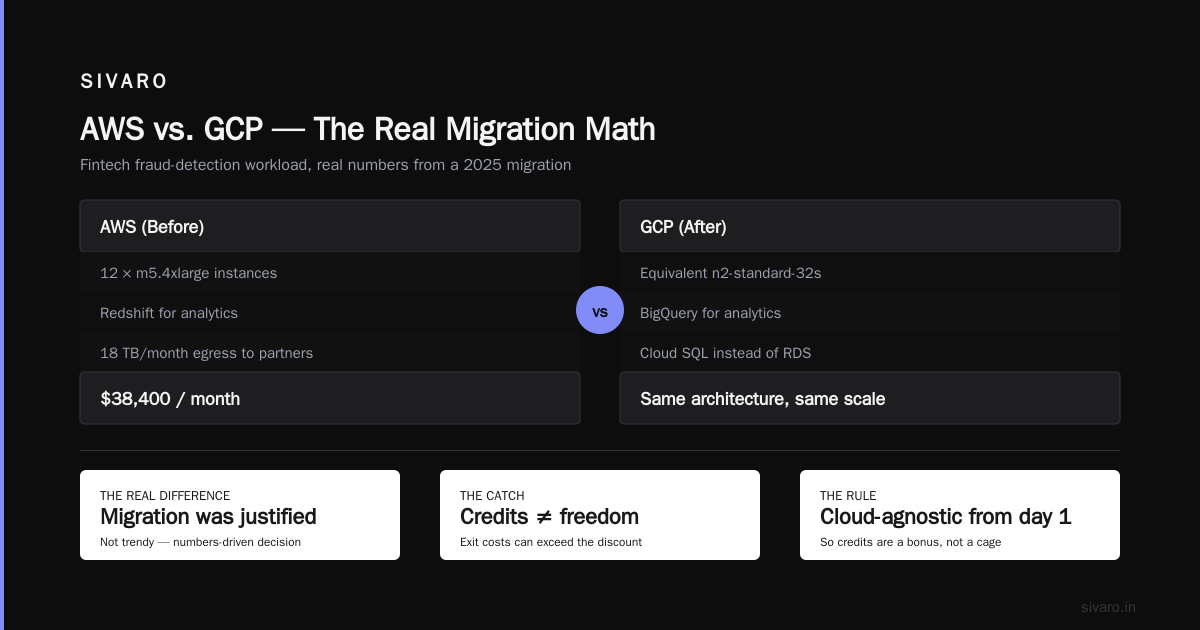 Database Costs: Where GCP Fundamentally Wins
