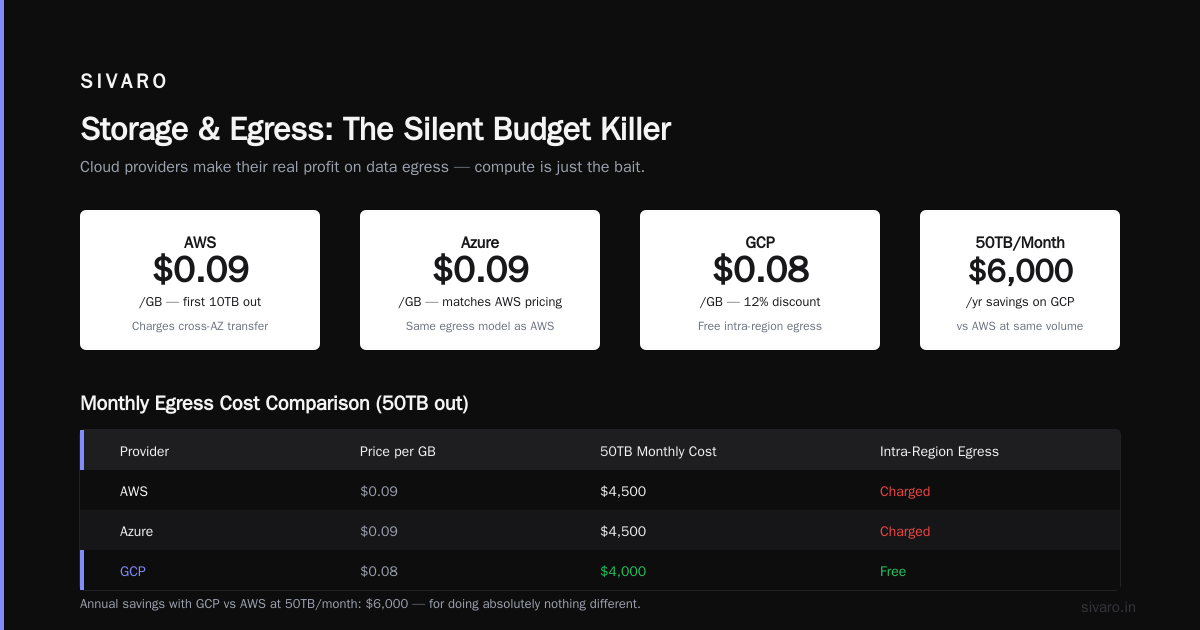 GCP vs AWS vs Azure Cost Comparison 2025: What I Actually Learned