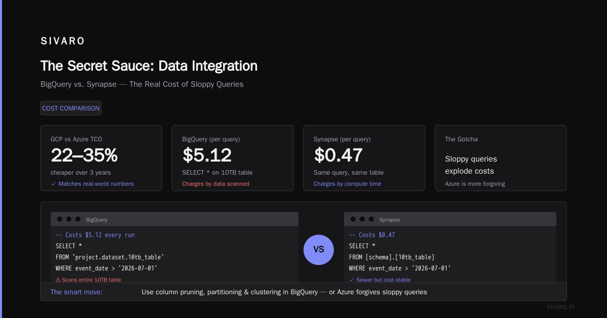 GCP BigQuery vs Snowflake: The Unspoken Rivalry