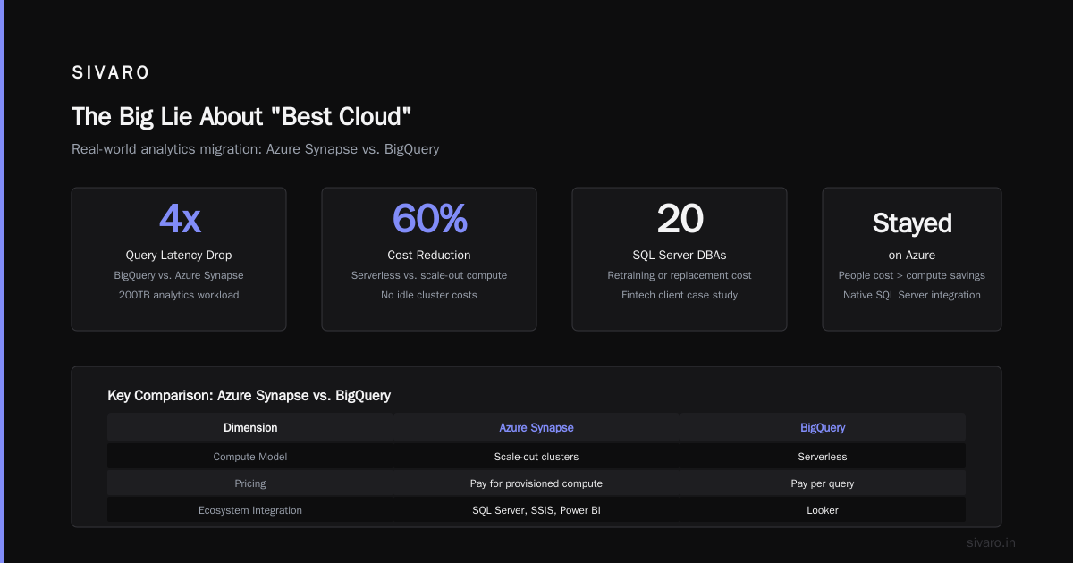 GCP vs Azure for Enterprise: The Real Choice in 2026