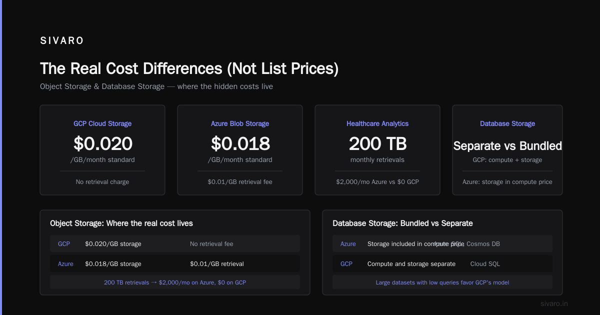 GCP vs Azure Pricing 2026: What Nobody Tells You About Cloud Bills