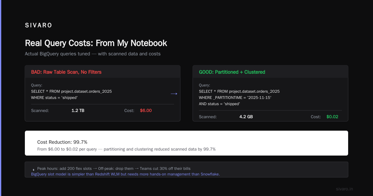 The Bottom Line on GCP BigQuery Pricing Per Query