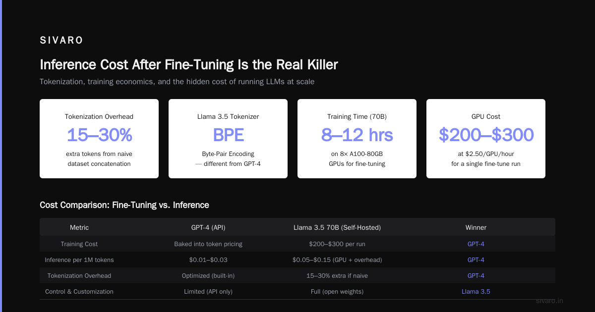 Inference Cost After Fine-Tuning Is the Real Killer