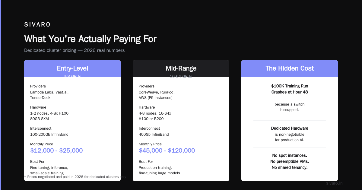 GPU Cluster Rental Cost: The Complete 2026 Pricing Guide