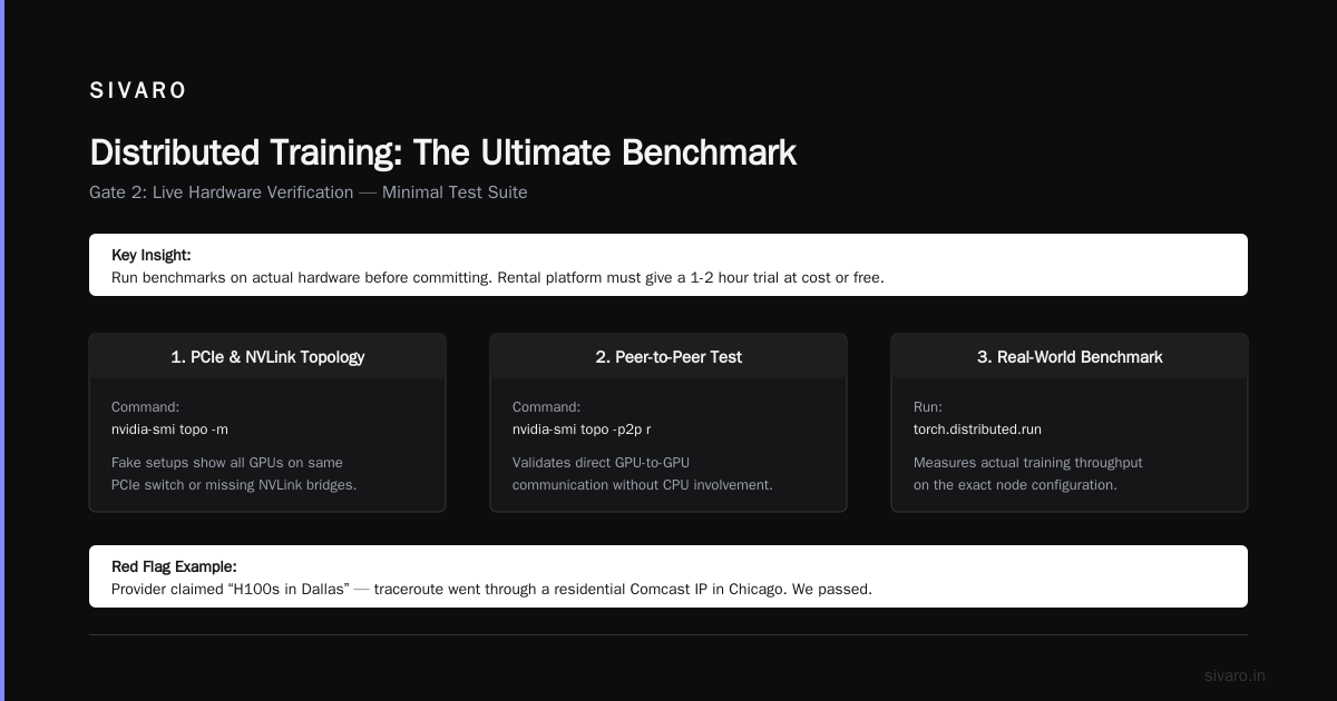 Distributed Training: The Ultimate Benchmark