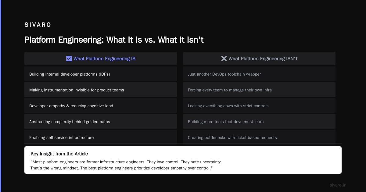 How to Become a Platform Engineer? The Real Path in 2026