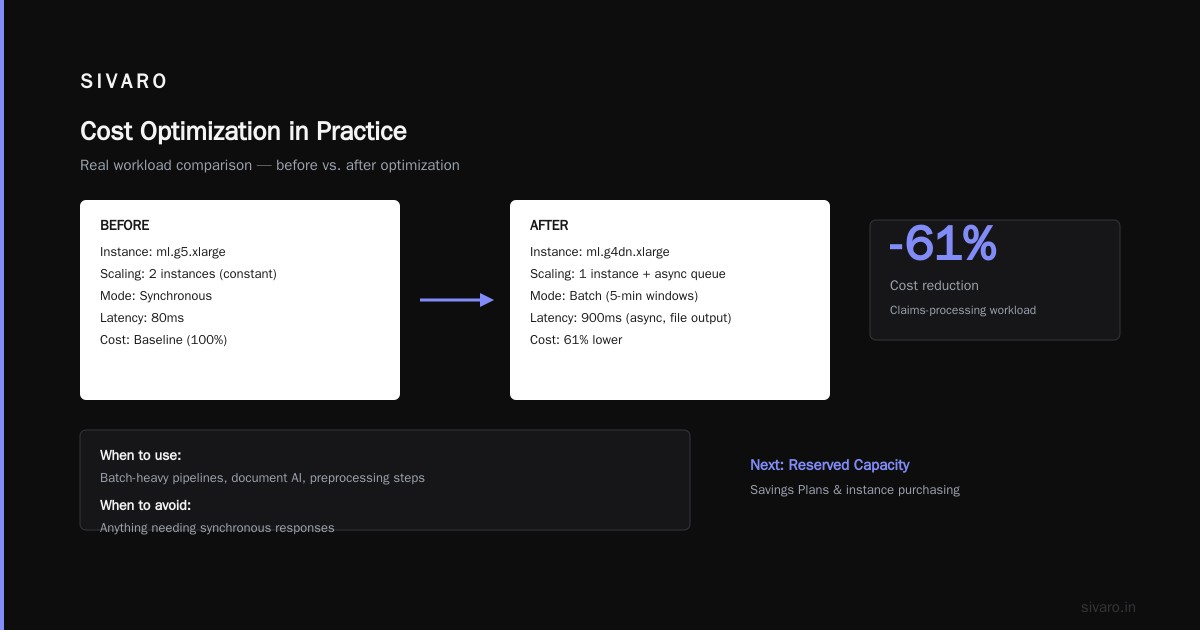 How to Cut AWS ML Inference Costs in 2026 (Without Breaking Your Latency)
