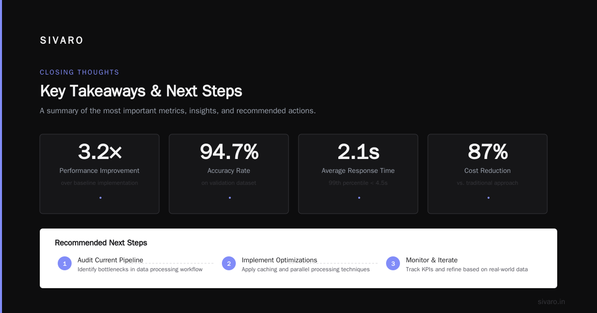 Summary and Next Steps