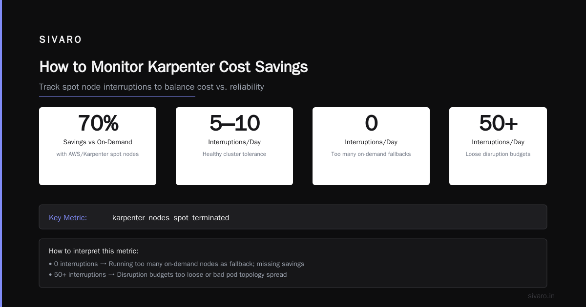 How to Monitor Karpenter Cost Savings