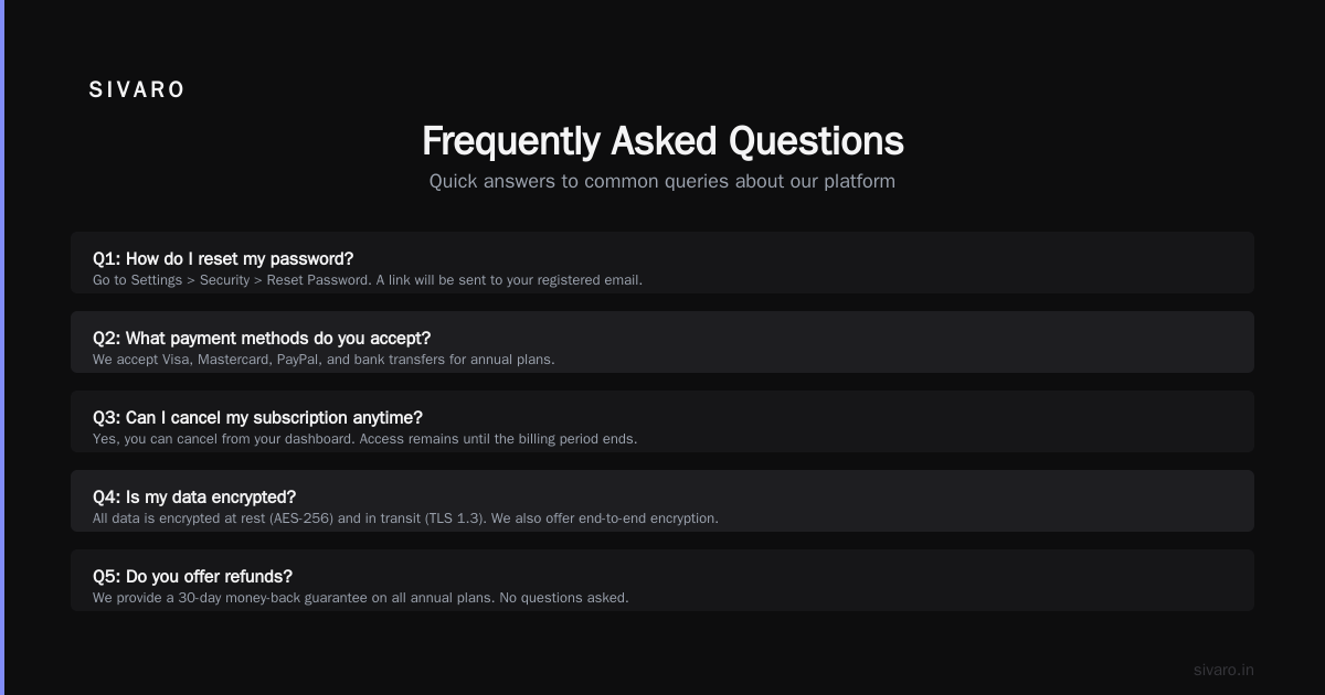 FAQ