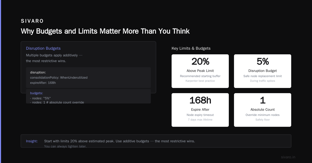 How to Set Karpenter Budgets and Limits