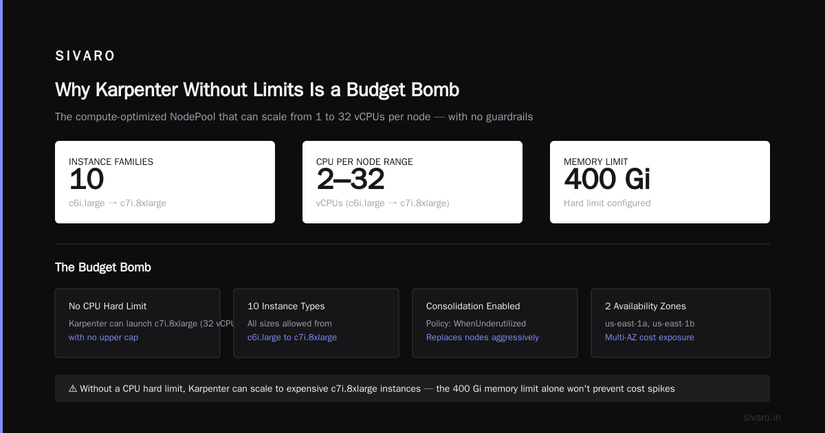 How to Set Karpenter Limits to Control Spending