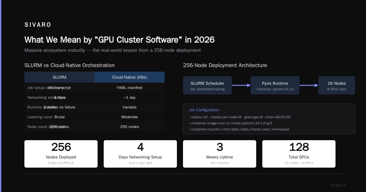 I Was Wrong About GPU Cluster Software — Here’s What Actually Works for Distributed Training