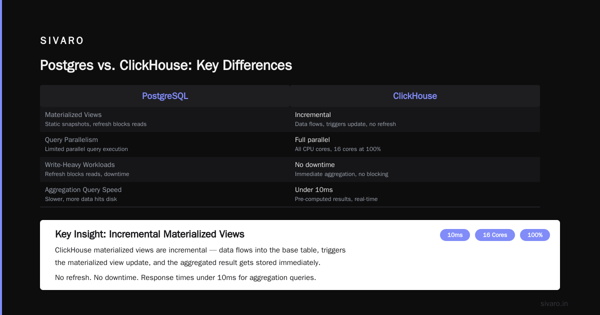 Is ClickHouse Better Than Postgres?