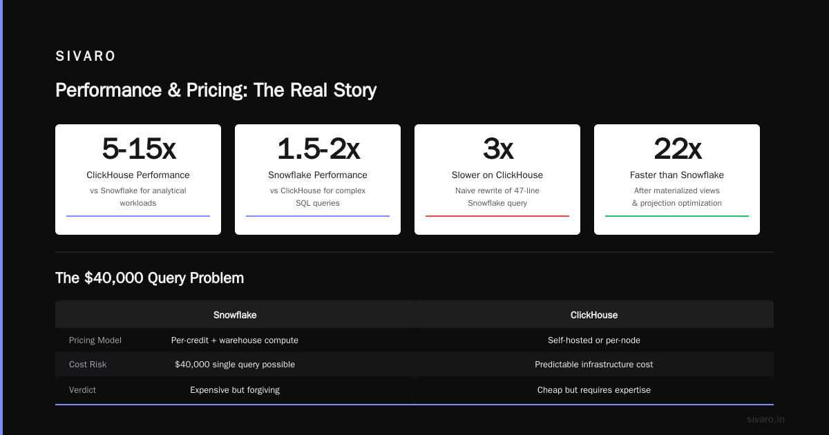 Is ClickHouse Better Than Snowflake? A Practitioner's Guide