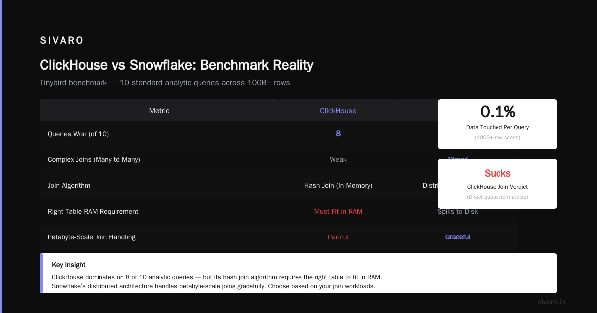 Is ClickHouse Better Than Snowflake? The Real Answer